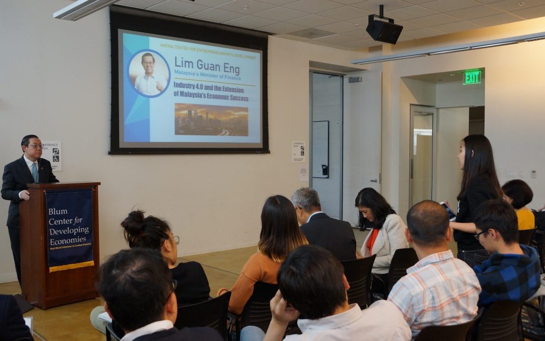 AMENA Center Brings Malaysian Minister of Finance Lim Guan Eng to UC Berkeley